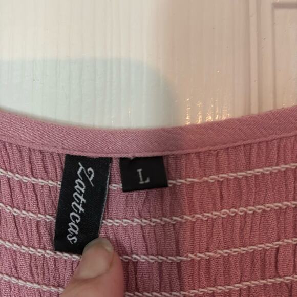 Zattacas Smocked Flutter Sleeve Prairie Dress - Picture 2 of 7